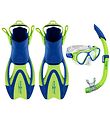 Aqua Lung Diving Set - Urchin Jr - Blue/Lime