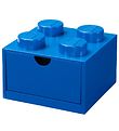 LEGO Storage Frvaringslda - 4 Knoppar - 15x15x9 - Bl