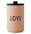 Design Letters Thermo Bottle - 350ml - Love - Rose