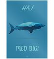 Citatplakat Veggspjald - A3 - Hákarl með þér