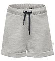 Hummel Sweat Shorts - HMLDemi - Grey Melange/Glitter