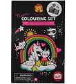 Tiger Tribe Colouring Set - Neon - Unicorns & Friends