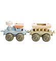 Train av. Chariot Dantoy BIO Plastic - 21 cm - Pastel
