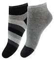 Tommy Hilfiger Sneaker-Socken - 2er-Pack - Stripe - Grau Meliert