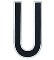 Design Letters Aufkleber - Mobil - U - 5 cm - Black