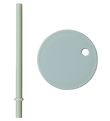 Design Letters Straw/Lid - Green