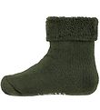 Fuzzies Baby Socks - Army Green