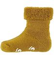 Fuzzies Babysocken. Antirutsch -Rutsch- Senf