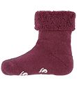 Fuzzies Babysokken m. Anti-Slip - Bordeaux