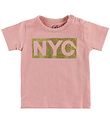 Petit Town Sofie Schnoor T-shirt - NYC - Pink w. NYC