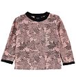 Petit Town Sofie Schnoor Blouse - Wool/Cotton - Powder w. Leaves