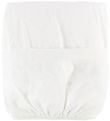 Sebra Bettlaken m. Nässeschutz - 70x120 - Baby - Weiß