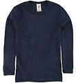 Engel Pullover - Wolle/Seide - Navy