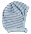 Joha Baby Hat - Wool/Cotton - Blue Striped