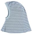 Joha Balaclava - Double Layer - Wool/Cotton - Blue Striped