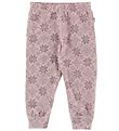 Joha Leggings - Wol - Roze m. Sterren