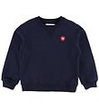 Wood Wood Sweatshirt - Wortel - Navy