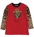 Dolce & Gabbana Blouse - Animaux - Rouge/Leopard