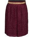 Petit Town Sofie Schnoor Skirt - Fiippa - Bordeaux w. Glitter