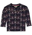 Small Rags Long Sleeve Top - Navy/Flowers