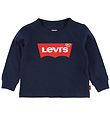 Levis Long Sleeve Top - Navy w. Logo