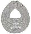 Pippi Baby Teething Bib - Round - Onkels Guldklump - Grey