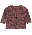 Soft Gallery Long Sleeve Top - Bella - Burlwood w. Owls