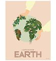 Vissevasse Affisch - 50x70 - I Love Mother Earth