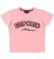 Emporio Armani T-Shirt - Alba Juno m. Glitzer/Patches