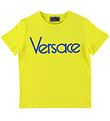 T-Shirt Versace - Vert Fluo/Bleu av. Logo