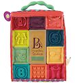 B. toys Zacht Blokken - Een Twee Squeeze - Multicolour