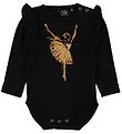 Petit Town Sofie Schnoor Bodysuit l/s - Dicte - Black w. Balleri