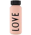 Design Letters Hitabrúsi - Love - 500 ml - Bleikt