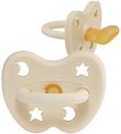 Hevea Schnuller - 3-36 mt. - Stern/Mond - Naturgummi - White