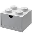 LEGO Storage Aufbewahrungsschublade - 4 Knufe - 15x15x9 - Grau