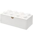 LEGO® Storage Storage Drawer - 8 Knobs - 31x15x9 - White
