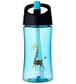 Carl Oscar Water Bottle - 350 ml - Turquoise Giraffe
