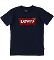 Levis T-Shirt - Fledermausflgel - Navy m. Logo