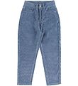 Grunt Hosen - Trine Corduroy - Storm - Blue