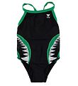 TYR Swimsuit - Shark Bite Diamondfit - Black/Green