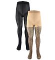 The New Collants - 2 Pack - Noir/Leopard