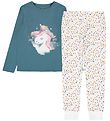 Name It Ensemble de Pyjama - Noos - NkfNightset - Real Teal Unic