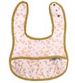 Smallstuff Bib - Small - Rose w. Butterflies