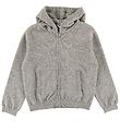 Dolce & Gabbana Zip Hoodie - Wool - Heritage - Grey Melange