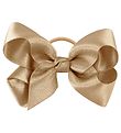 Little Wonders Hair Tie - Luana - 5 cm - Tan w. Glitter