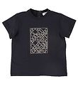 Emporio Armani T-Shirt - Marine av. Broderie