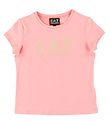 EA7 T-Shirt - Kwarts Roze m. Zilver mica