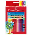 Faber-Castell Colour Pencils - Grip - Water-soluble - 36 pcs - M