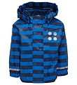 LEGO Wear Rain Jacket - Blue/Navy Striped