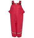 LEGO Wear Rain Pants w. Suspenders - Dark Pink